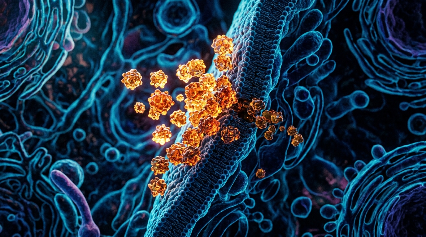 cellular structures glucose molecules energy pathways blocked