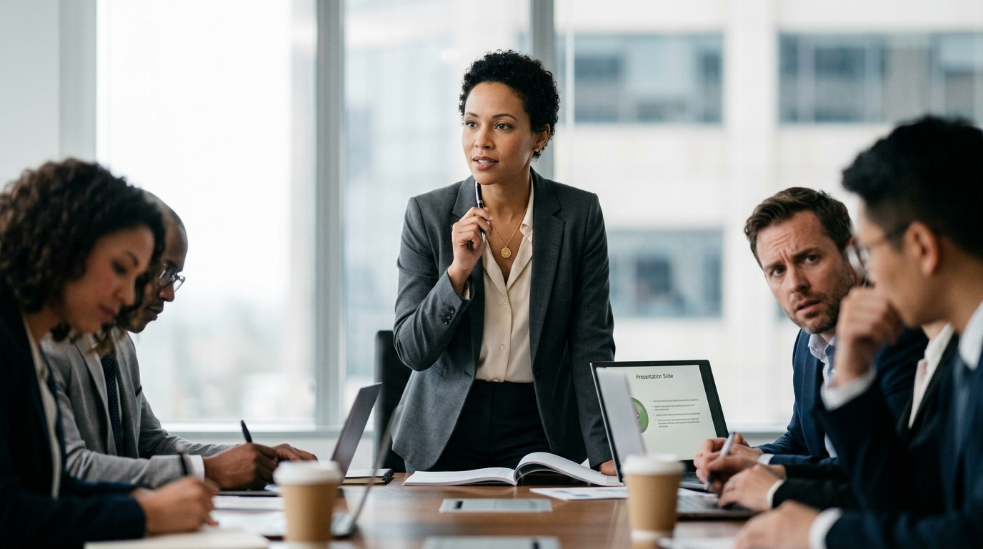 woman maintaining mental clarity under pressure