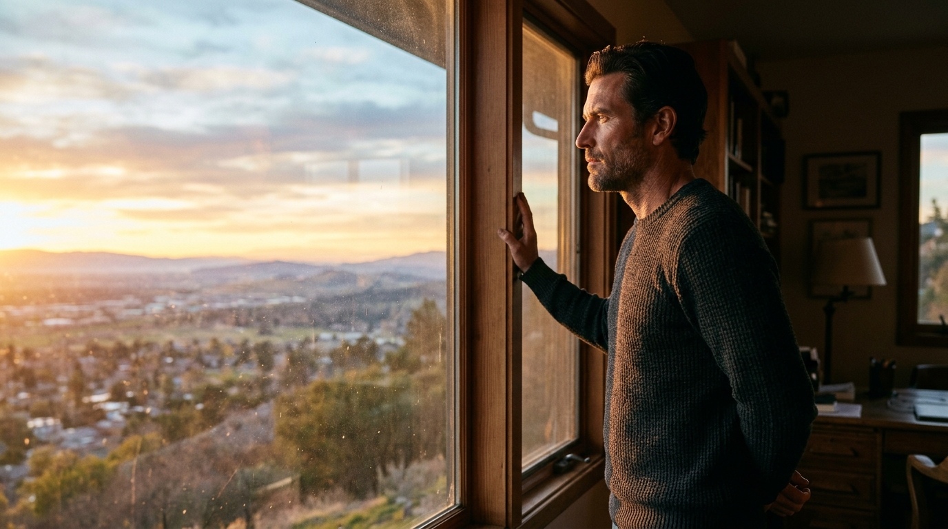 man contemplating choice for cognitive health
