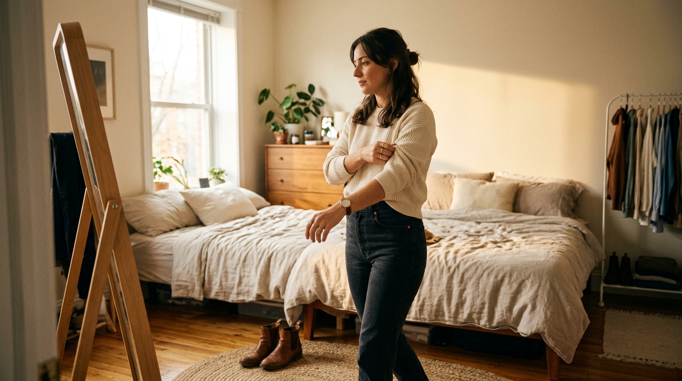 woman morning routine improved energy circulation