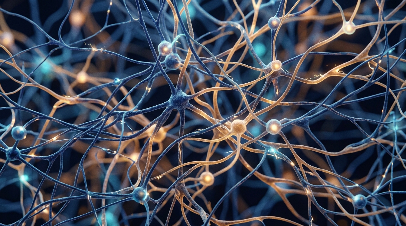 detailed neural pathways showing brain connectivity patterns