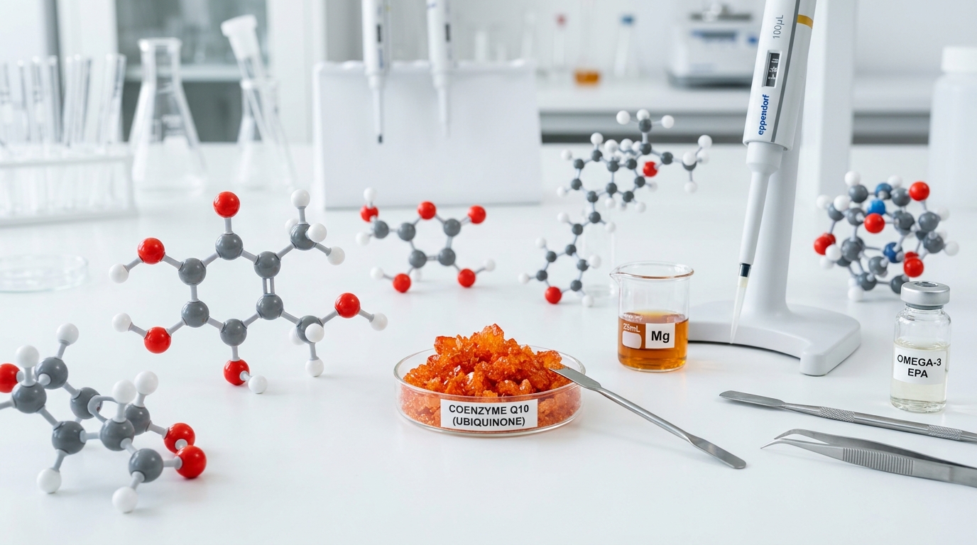 scientific nutrients molecular structures laboratory clean arrangement