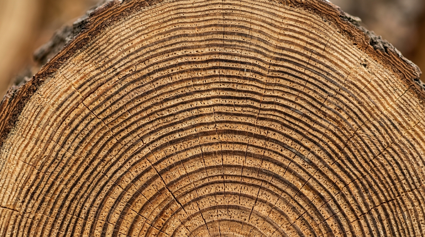 tree rings showing layers of growth and resilience