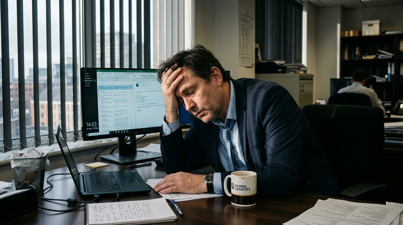 tired businessman afternoon energy crash desk office