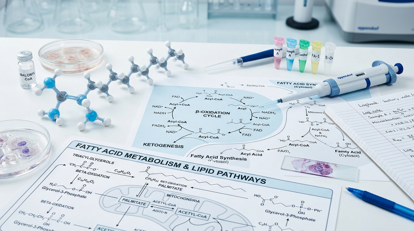 Scientific molecular structures and cellular energy pathways