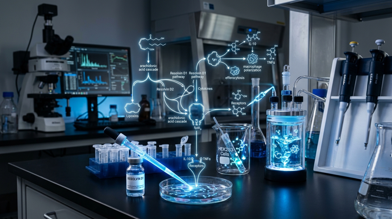 Scientific visualization of inflammatory resolution pathways