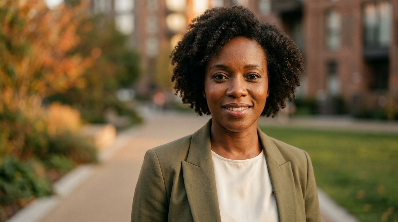 Confident woman with warm smile representing cognitive transformation success