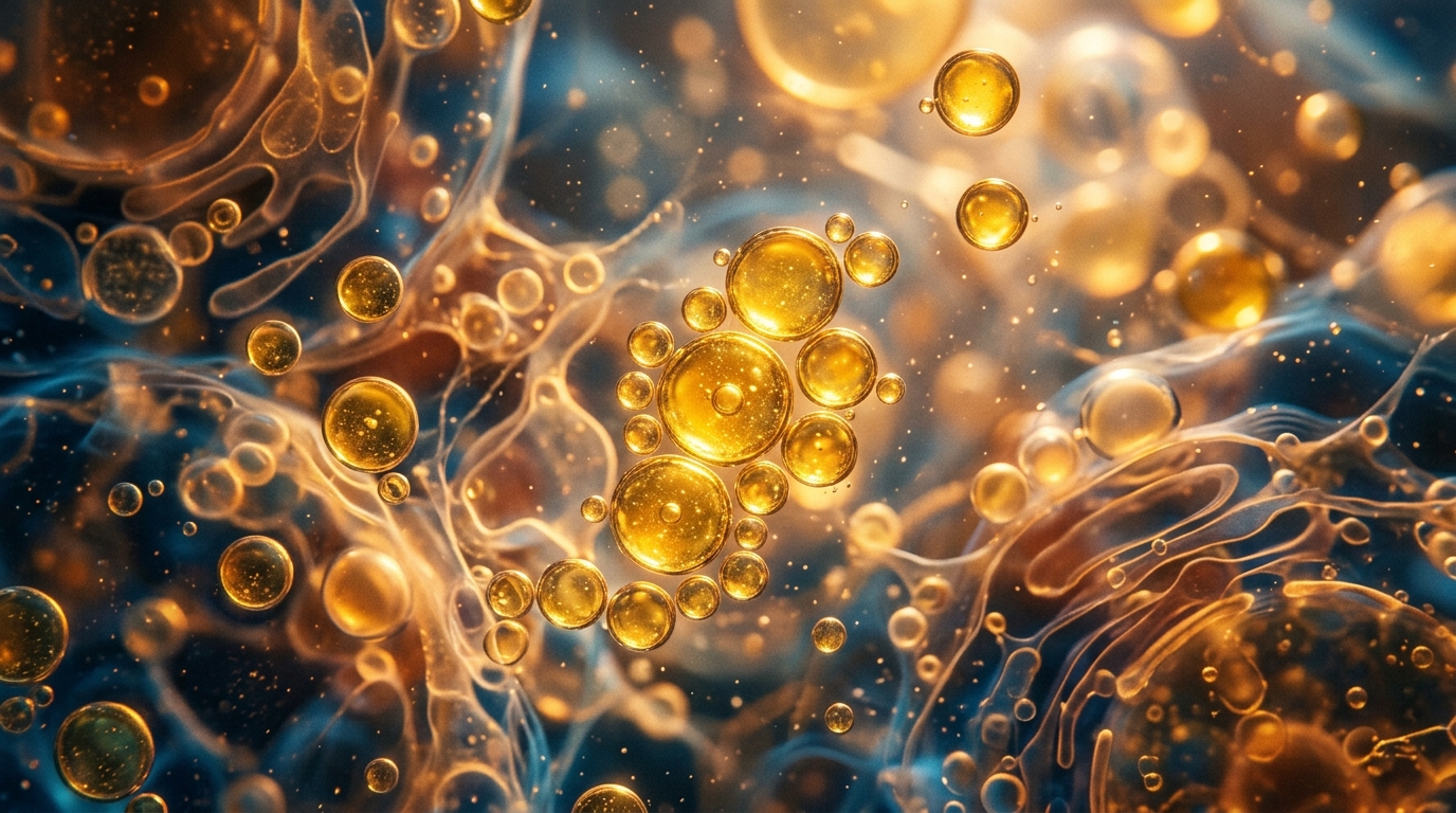 abstract representation of cellular metabolic processes