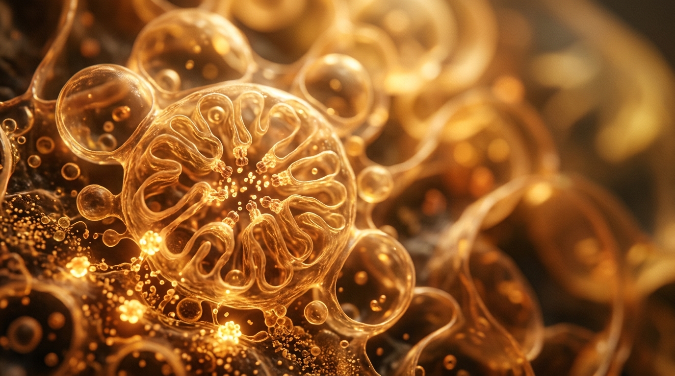 abstract cellular patterns golden light macro close-up