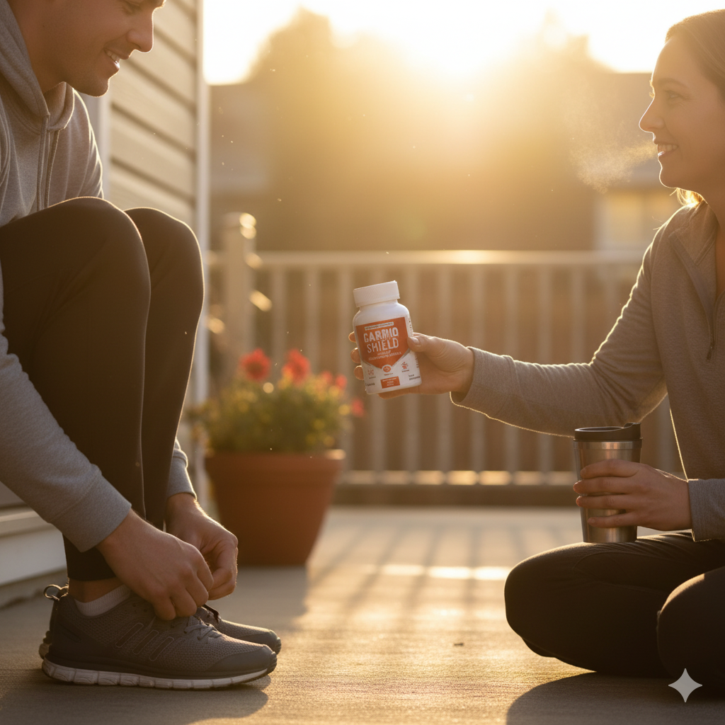 Passing Cardio Shield at the door before a morning walk