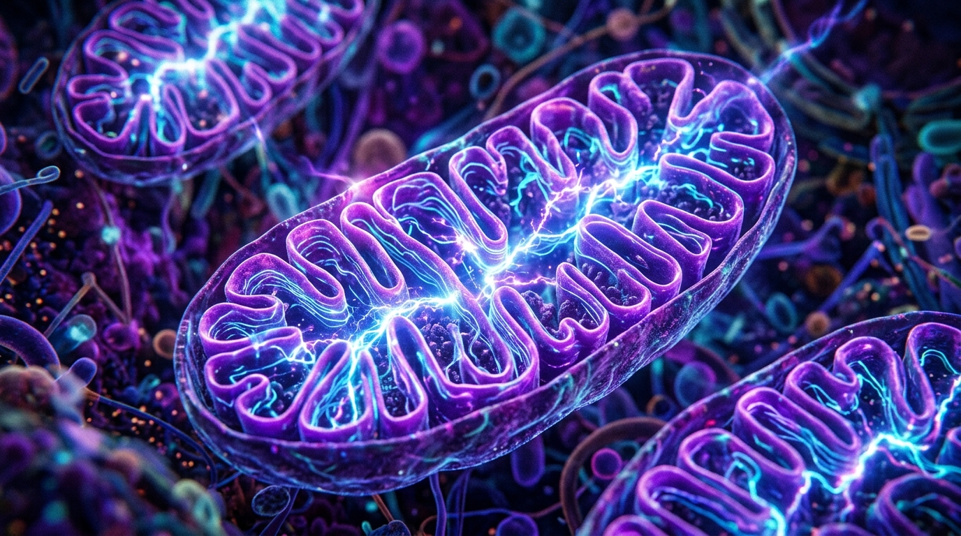 mitochondria cellular energy production visualization