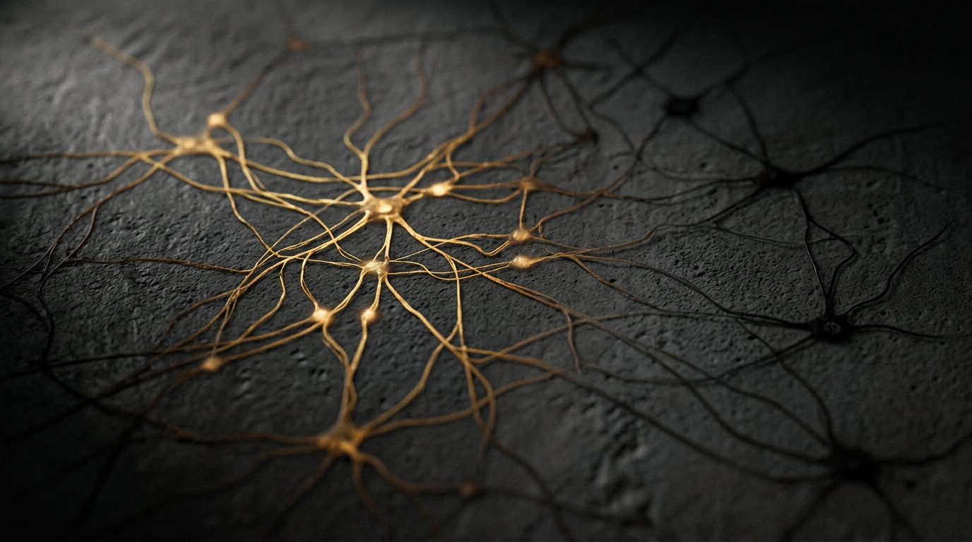 neural pathways showing energy depletion and dimming connections