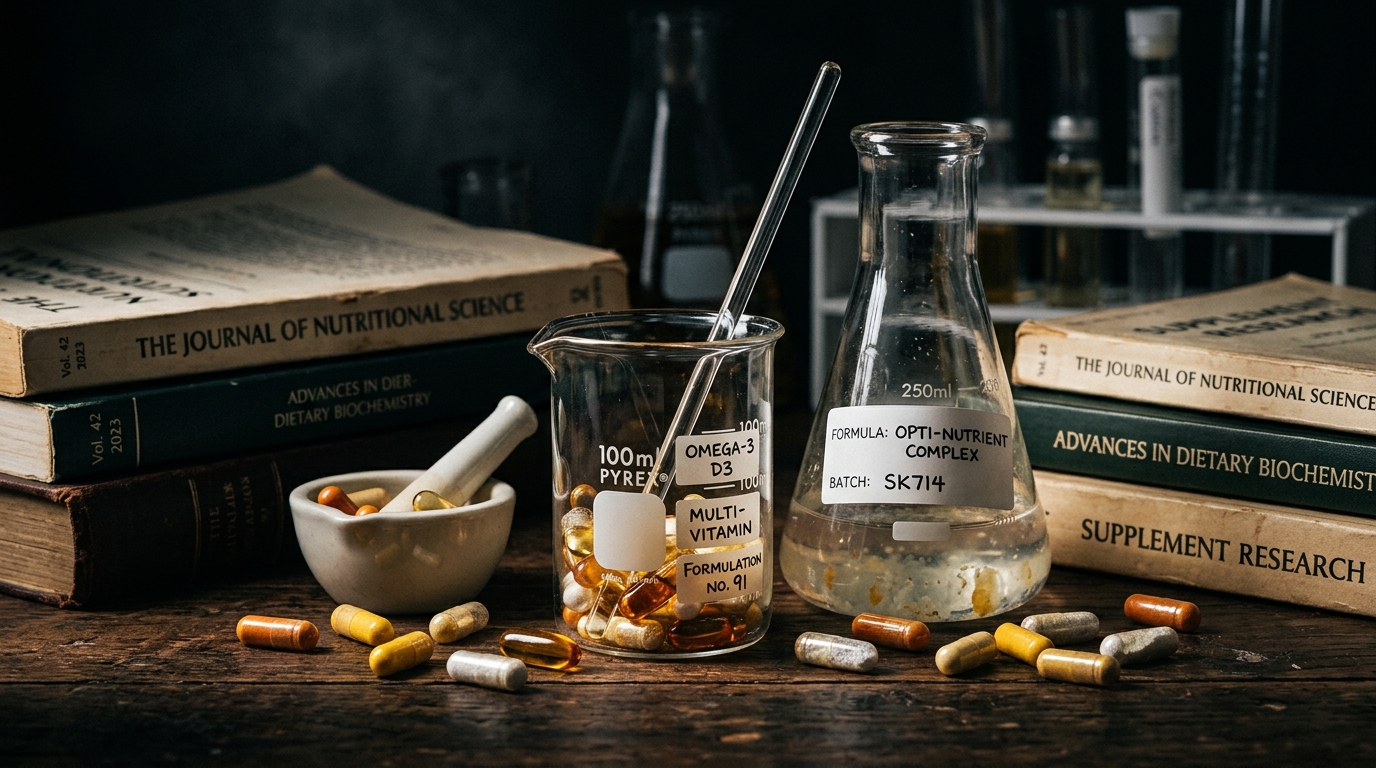 scientific supplement research laboratory setup