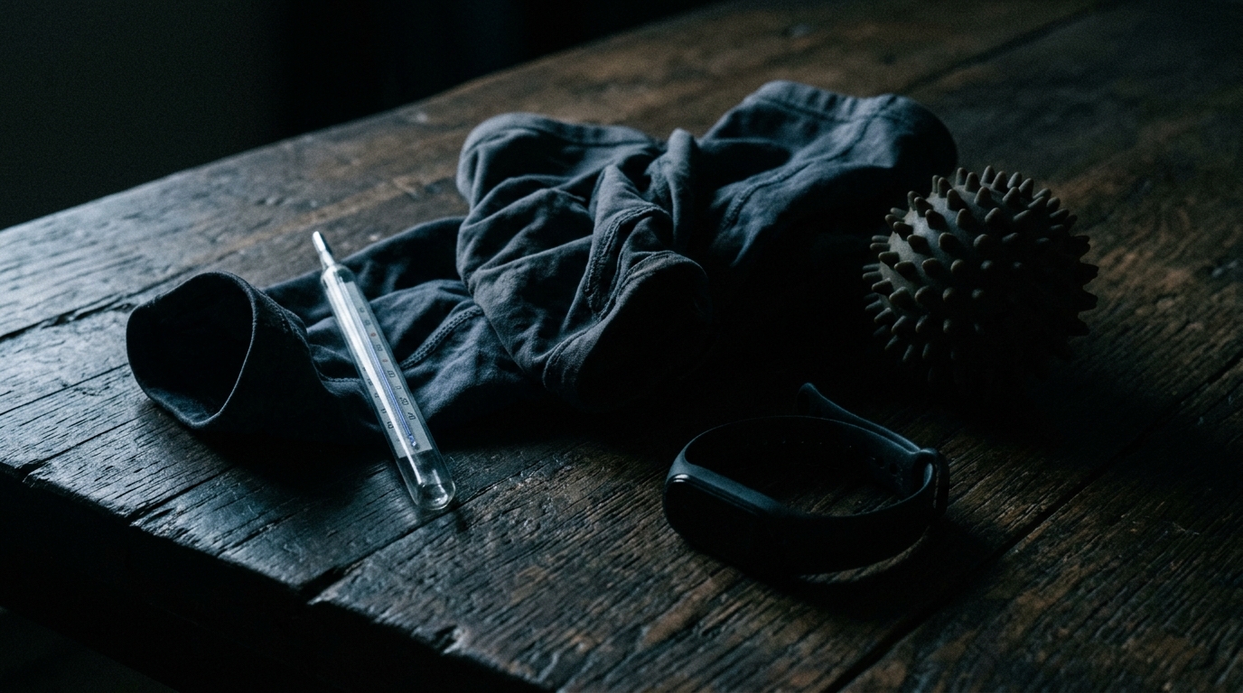 recovery tools and devices on dark surface