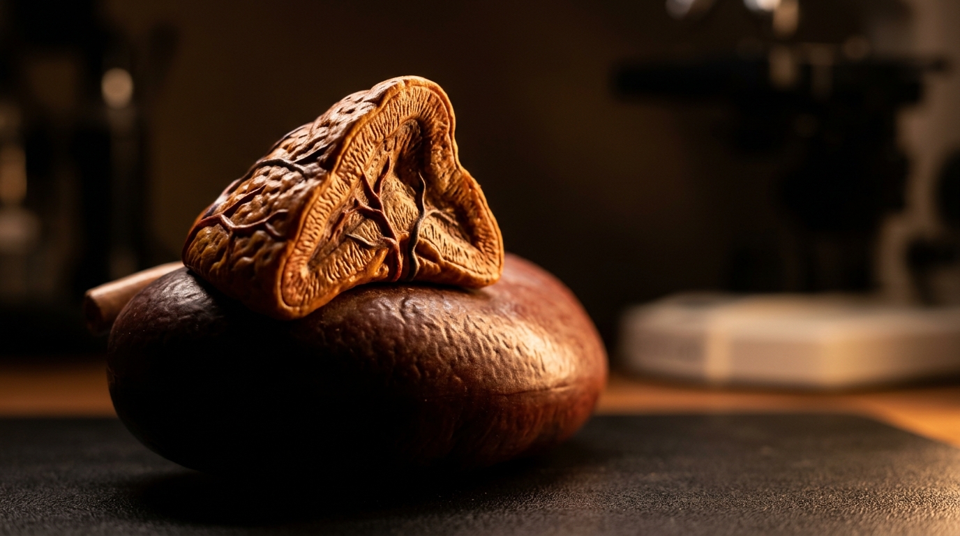 detailed anatomical model showing adrenal glands