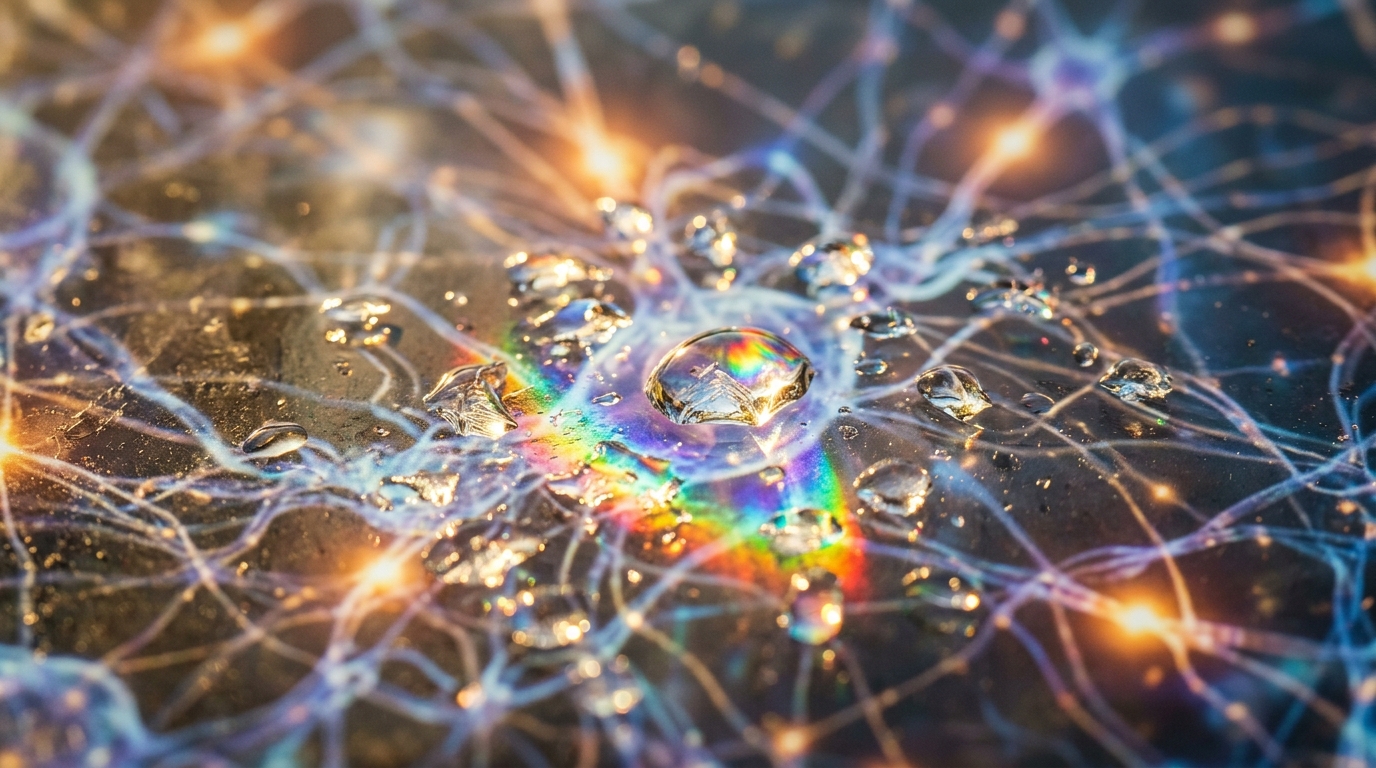morning light refraction suggesting brain chemistry