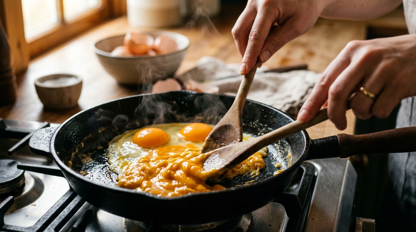 pastured eggs cooking choline rich breakfast