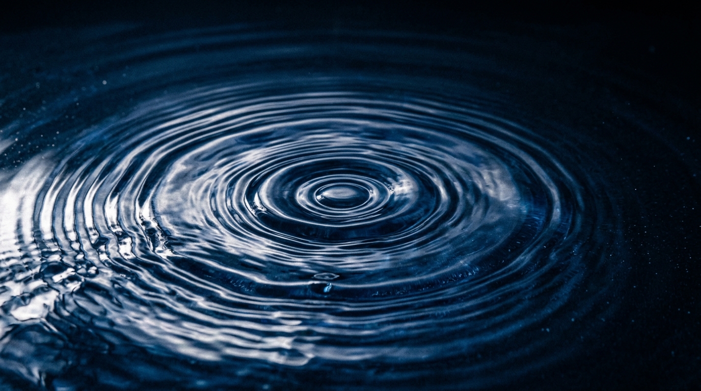 water ripples showing depth and layered movement