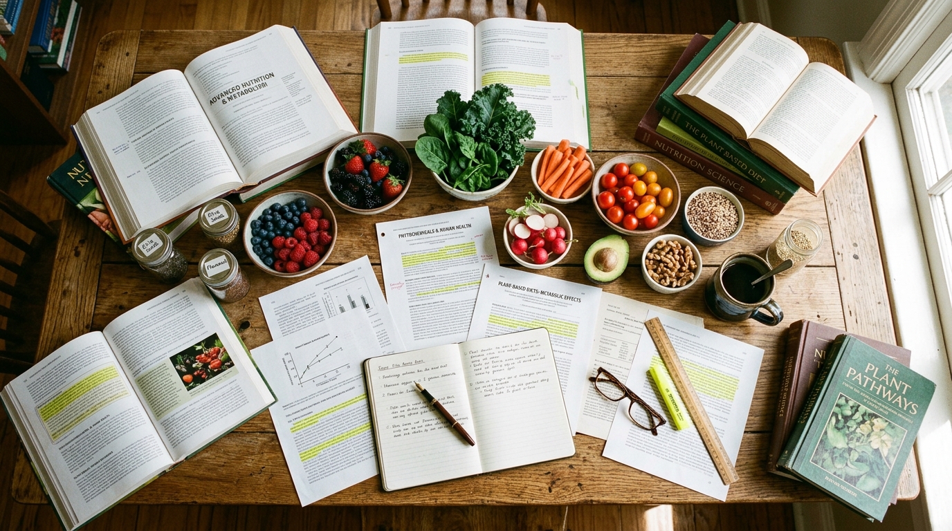 research materials about plant based brain nutrition