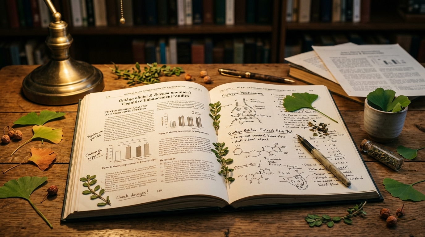 research materials and natural brain health ingredients