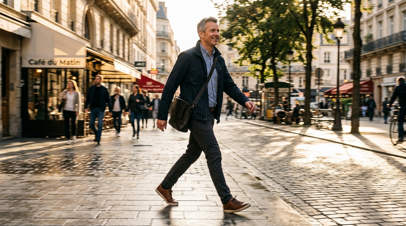 man experiencing renewed energy and vitality