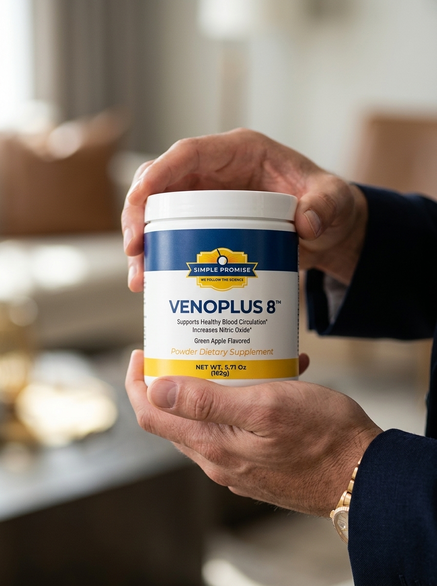 VenoPlus8 advanced circulation support supplement bottle