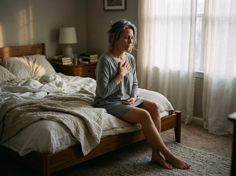 woman contemplating morning energy circulation health