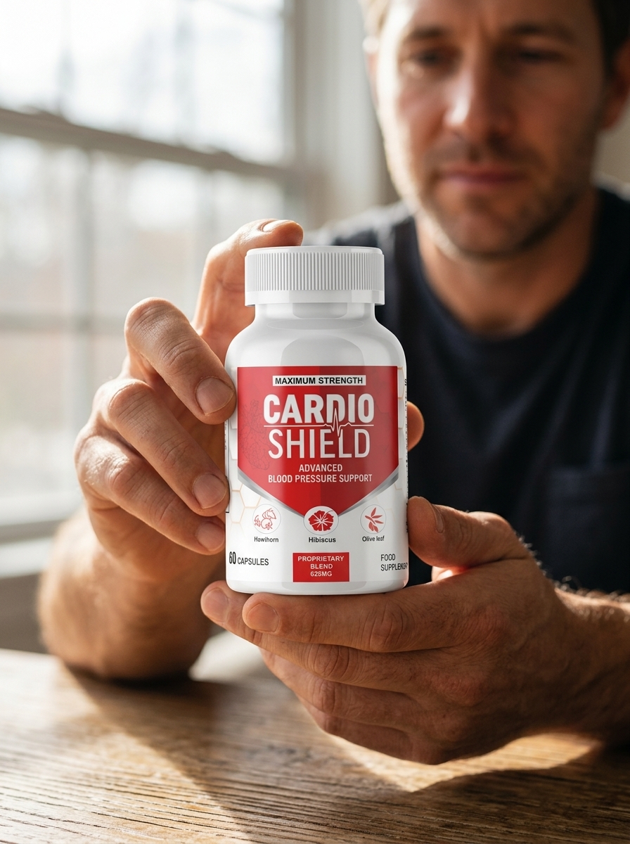 Cardio Shield cardiovascular supplement bottle