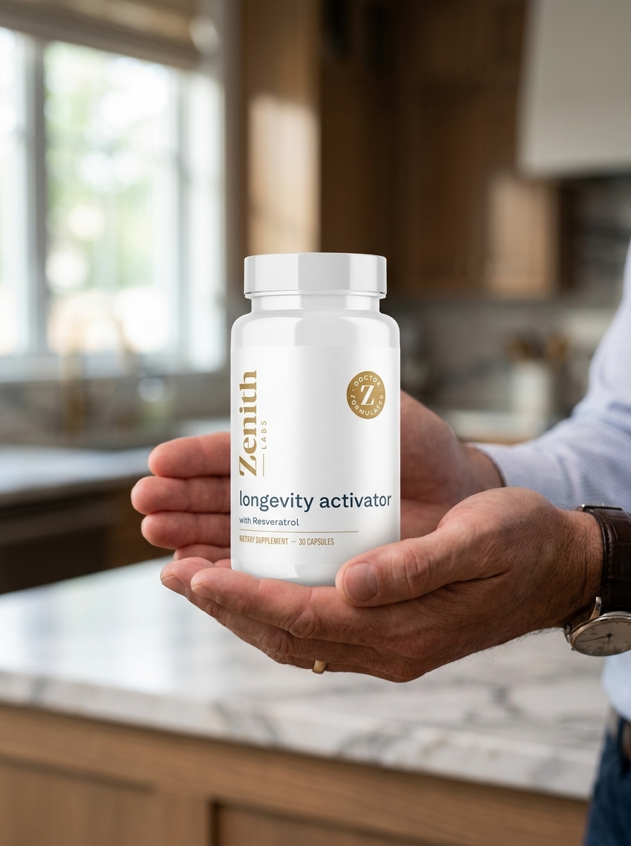 Longevity Activator anti aging supplement bottle