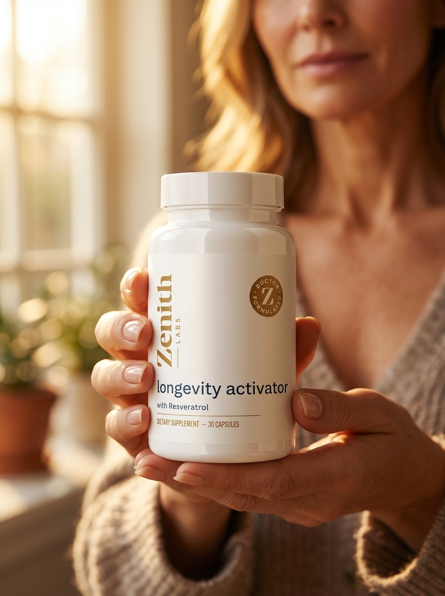 Longevity Activator anti-aging supplement bottle