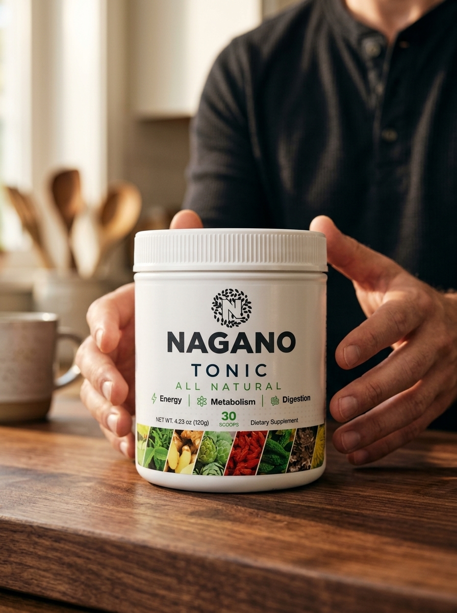 Nagano Tonic metabolism boosting supplement bottle