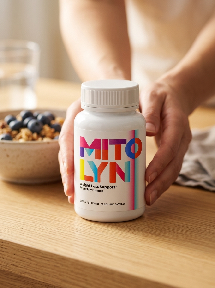 Mitolyn cellular antioxidant supplement bottle morning routine