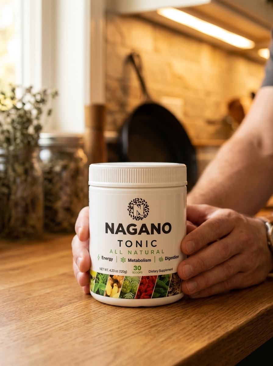 Nagano Tonic metabolism boosting supplement bottle
