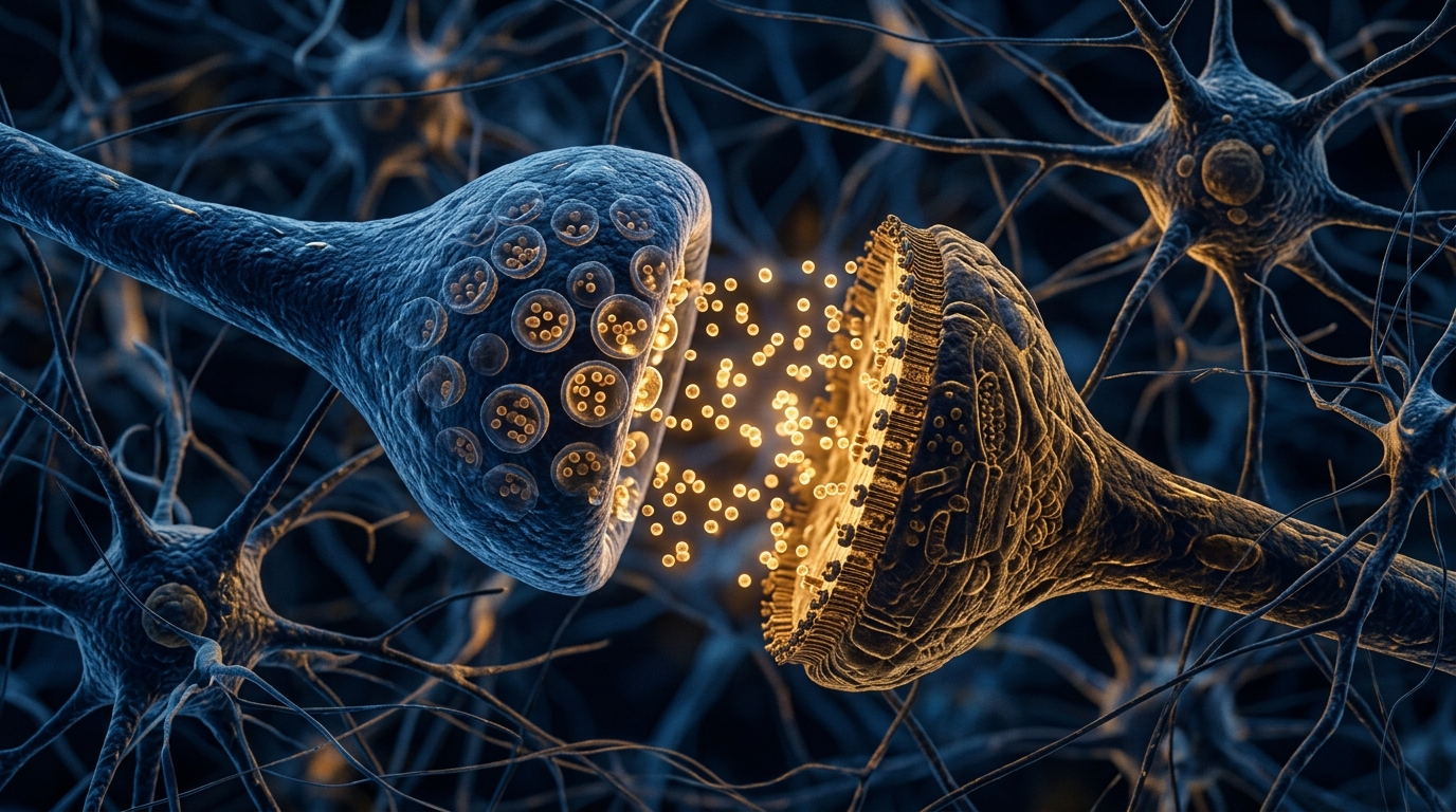 microscopic view of brain neural connections