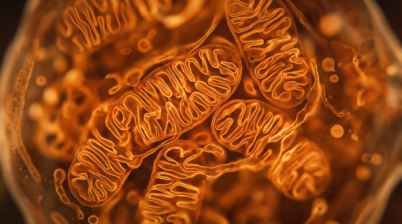 cellular mitochondria energy production microscopic view