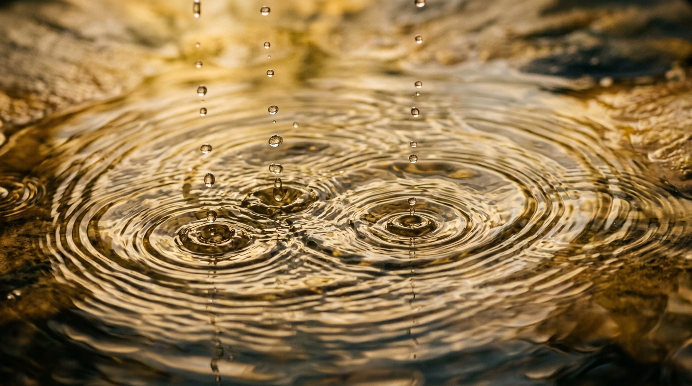 ripple effects in water representing bodily systems