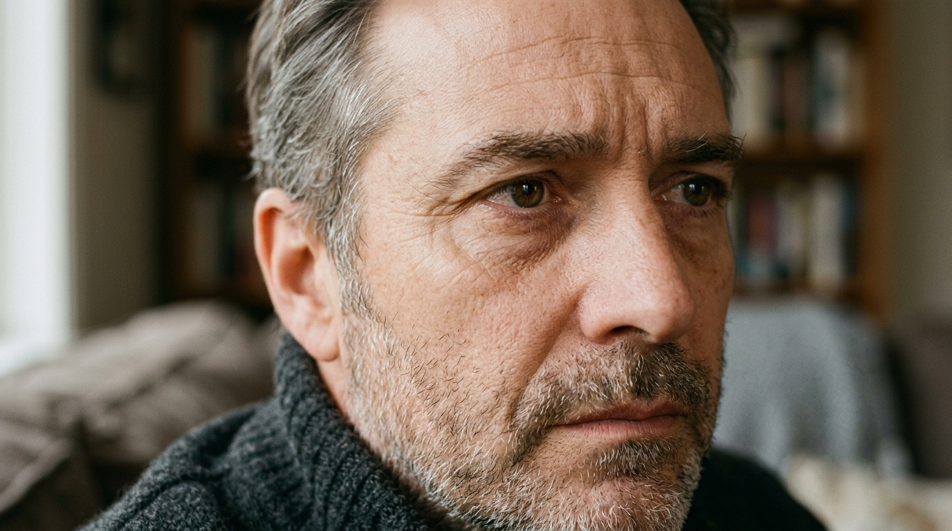 man recognizing subtle cognitive changes