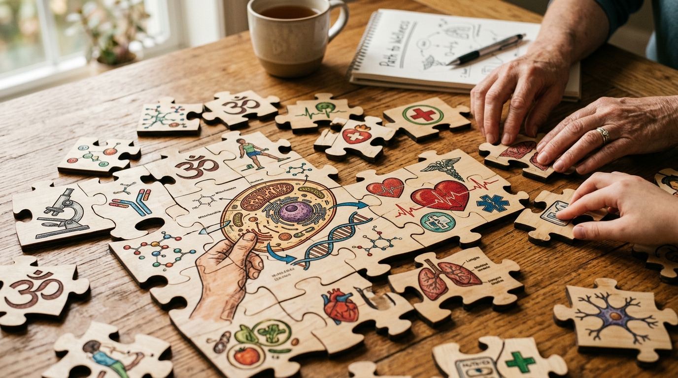 puzzle pieces representing holistic health approach