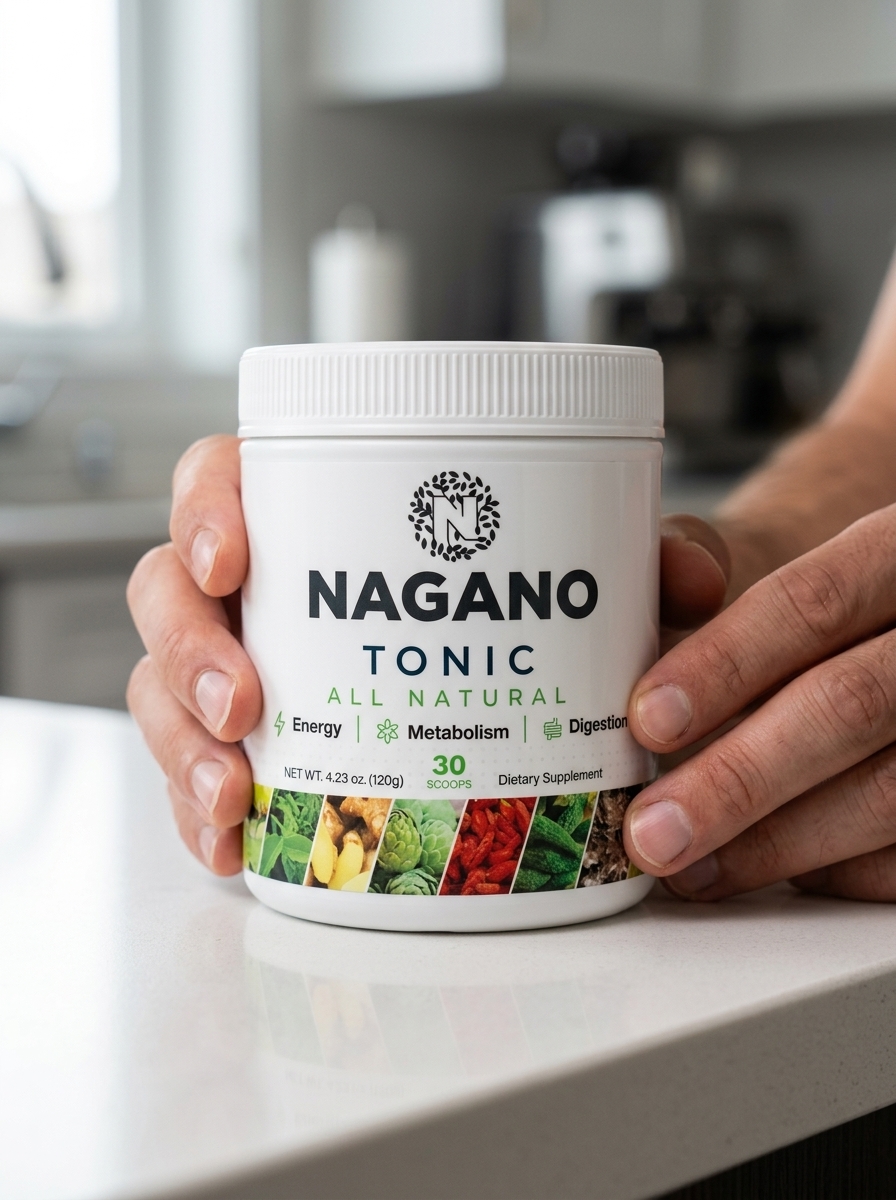 Nagano Tonic metabolism boosting supplement bottle