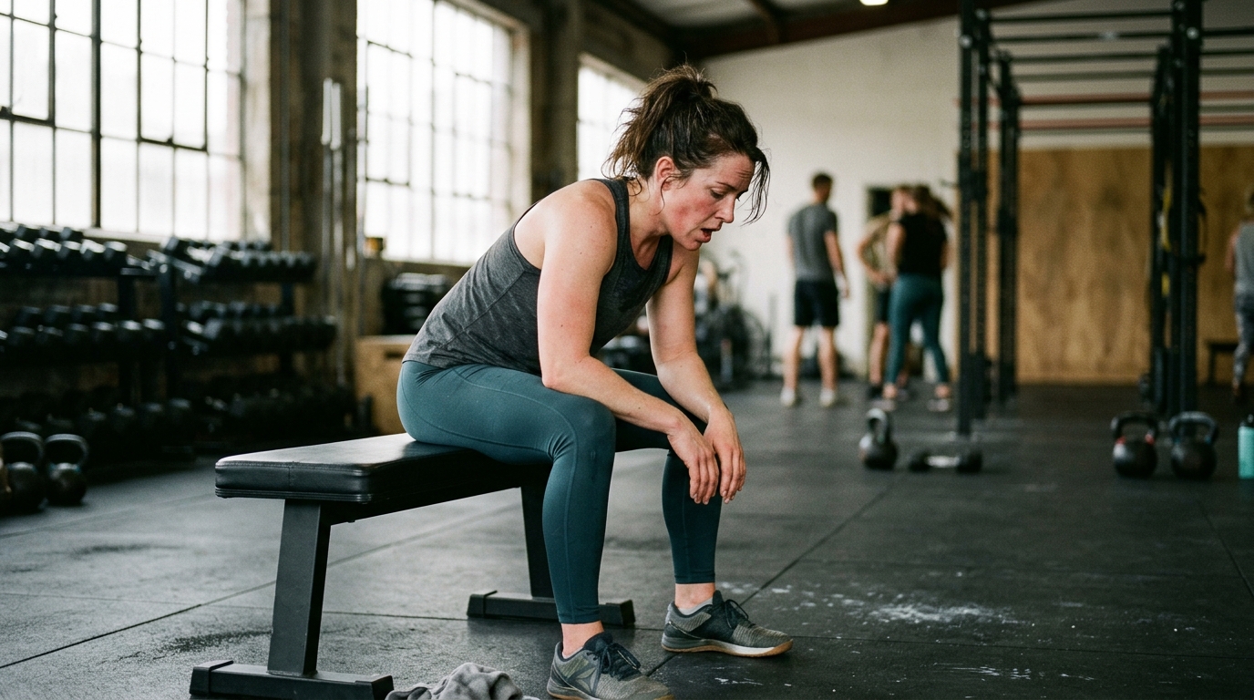 woman exhausted after workout metabolic resistance