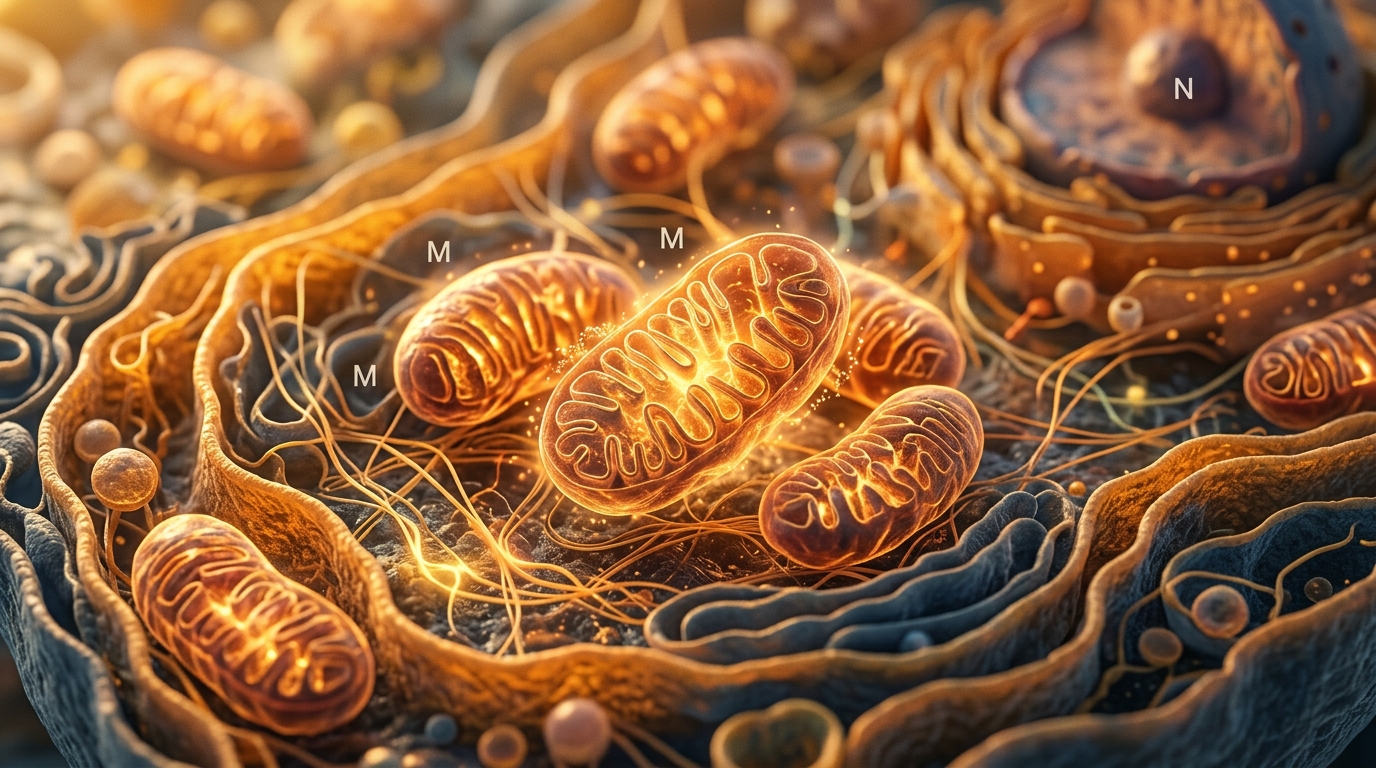 cellular energy production mitochondrial function visualization