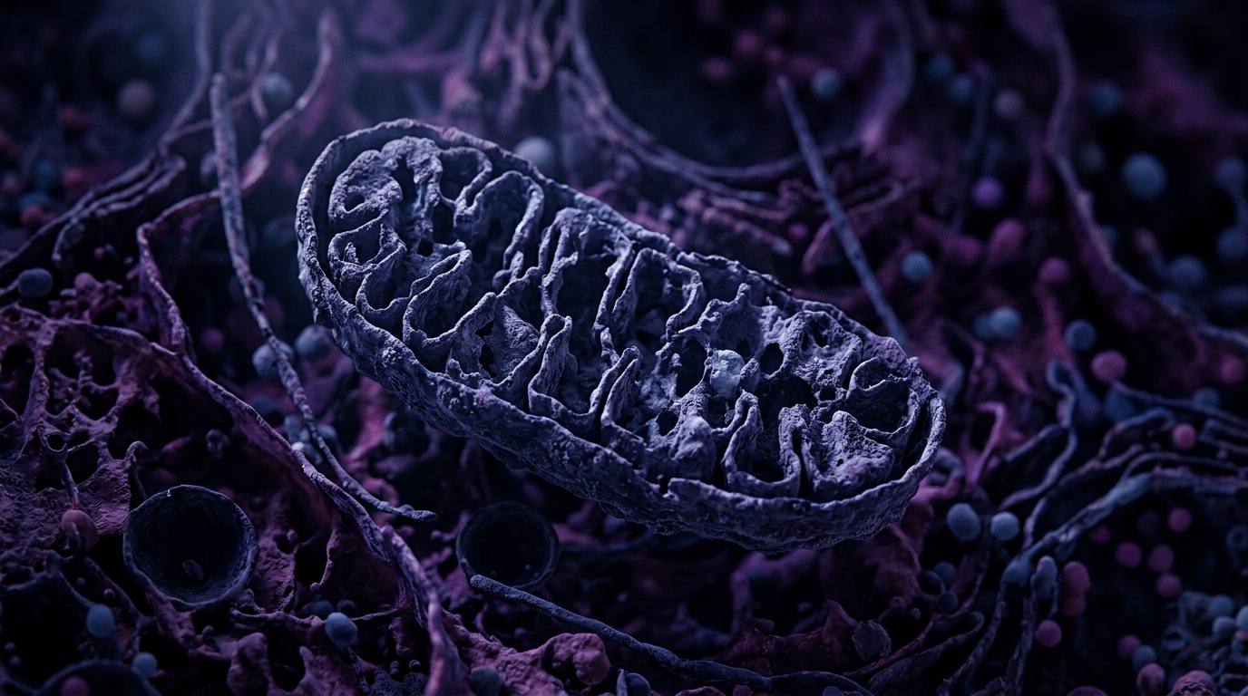 abstract cellular structures under microscopic view