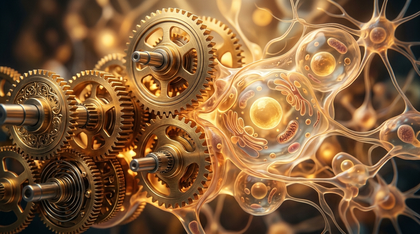 organic and mechanical harmony in cellular function