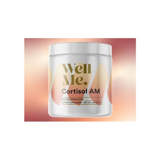 Cortisol AM supplement bottle held in gentle hands