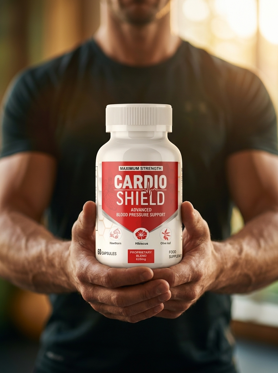 Cardio Shield cardiovascular supplement bottle