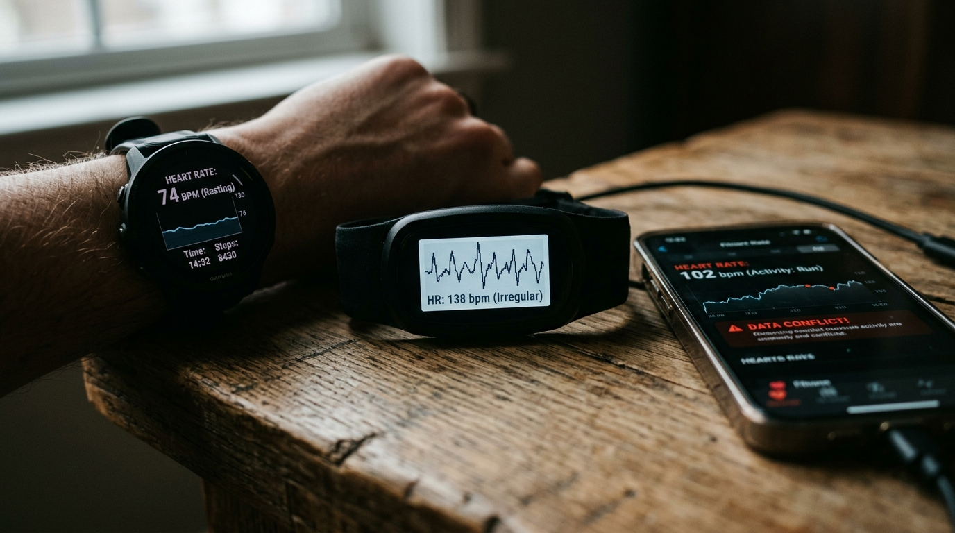 conflicting fitness data on multiple devices