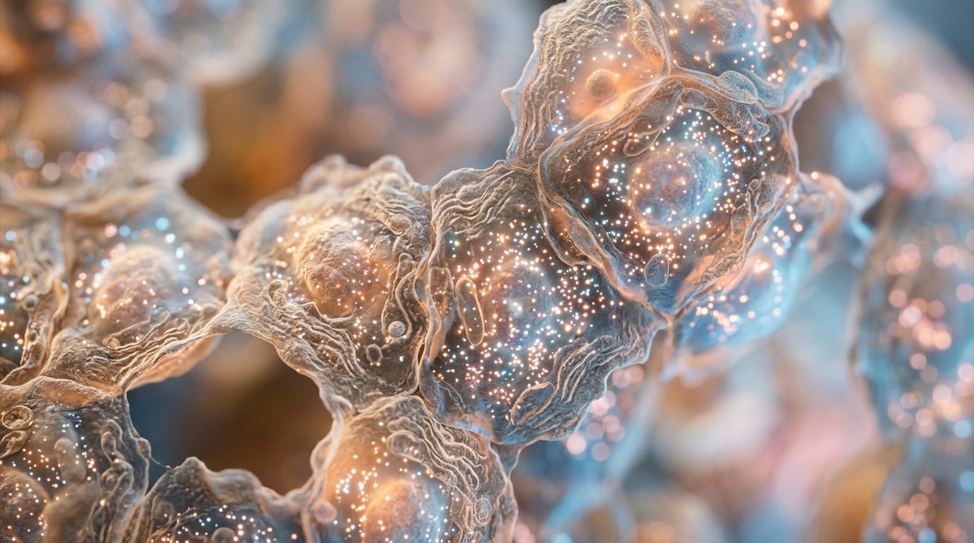 cellular energy mitochondria skin health visualization