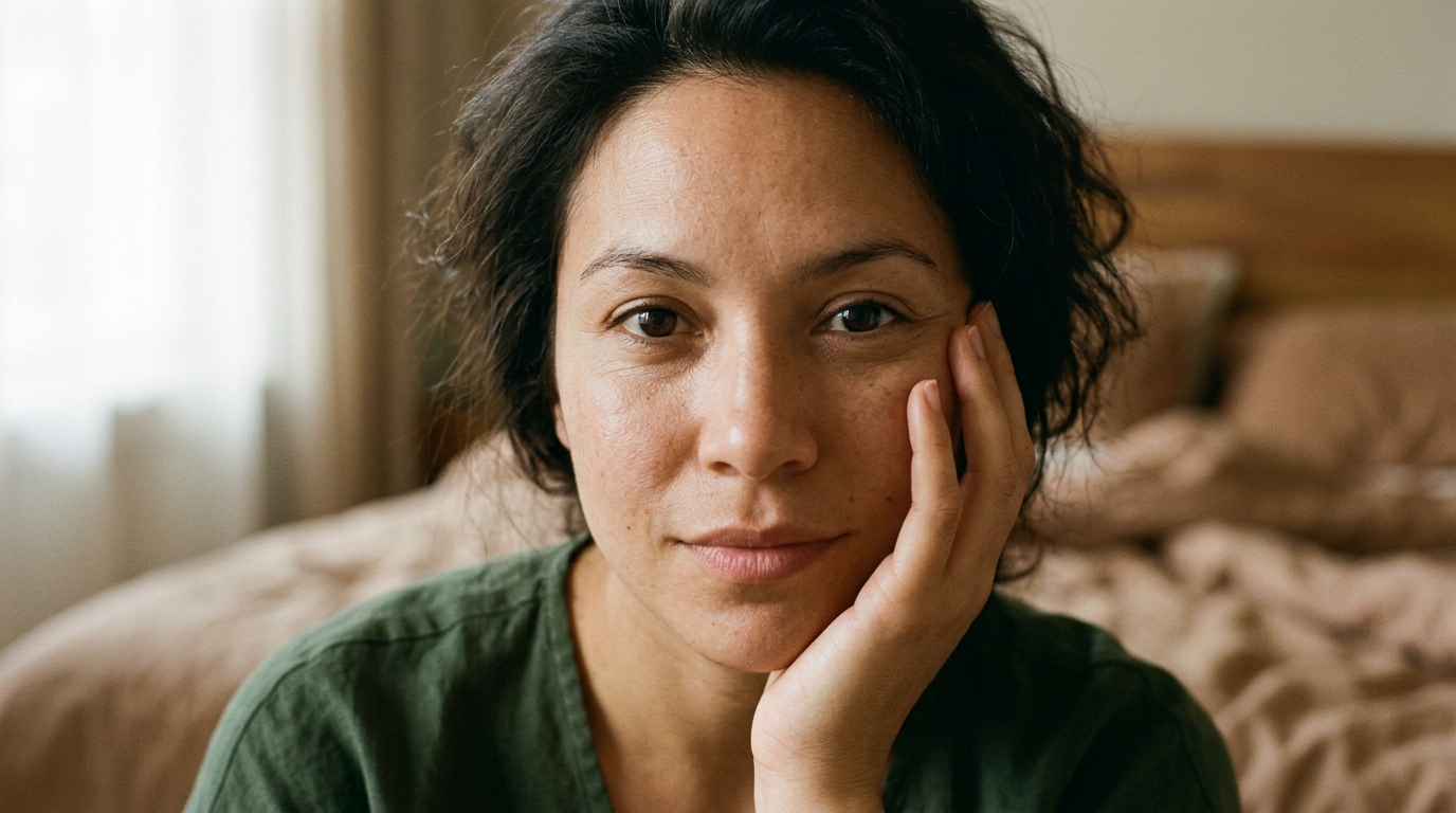 confident woman understanding her skin needs