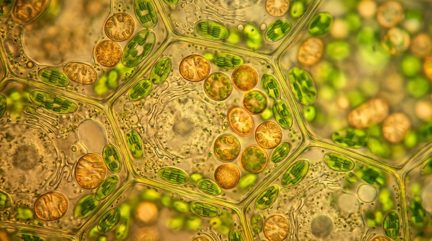 plant cells mitochondrial structures cellular energy production