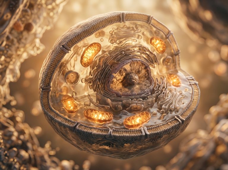 cellular mitochondria energy production microscopic view